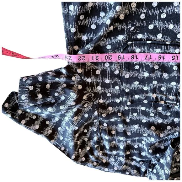 Volcom Men’s Classic Fit Black Short Sleeve Button-Up Shirt Surf Skate Print XL - Picture 5 of 8